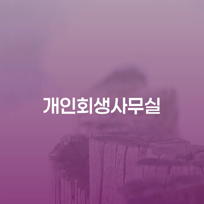 경기도 개인회생기각 개인회생,개인파산으로 꿀팁