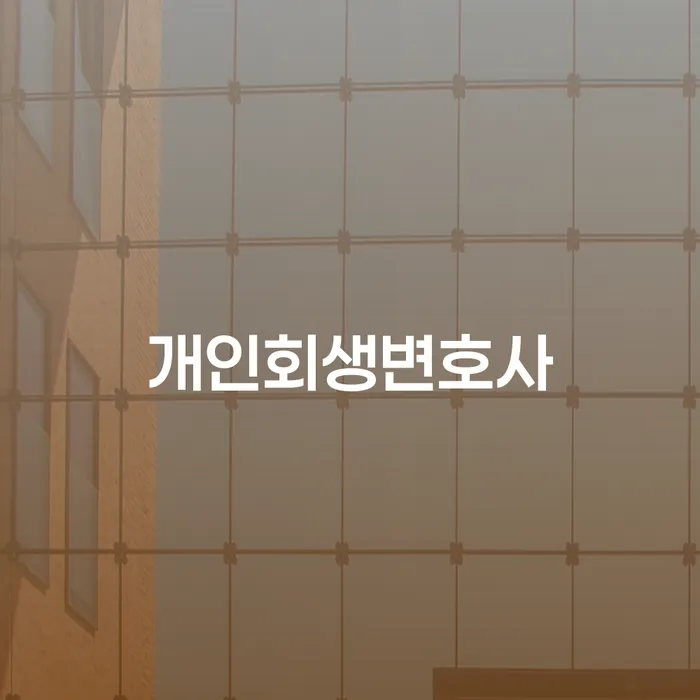부여군 개인회생변호사 채무 효과적인 해결방법 미리알기
