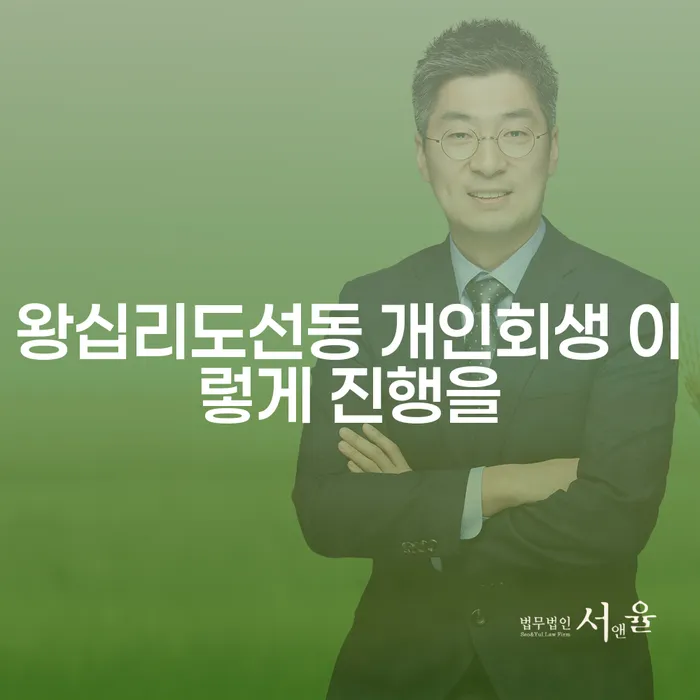 왕십리도선동 개인회생 이렇게 진행을