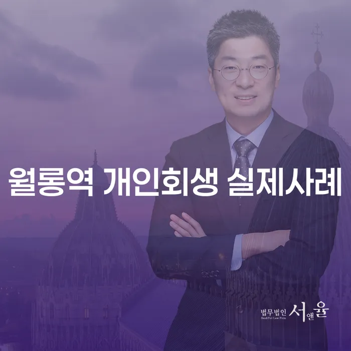 월롱역 개인회생 실제사례